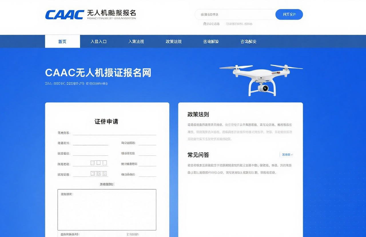 caac無人機執照報名官網|認準CAAC官方報名官網，正規飛行從這里起步！
