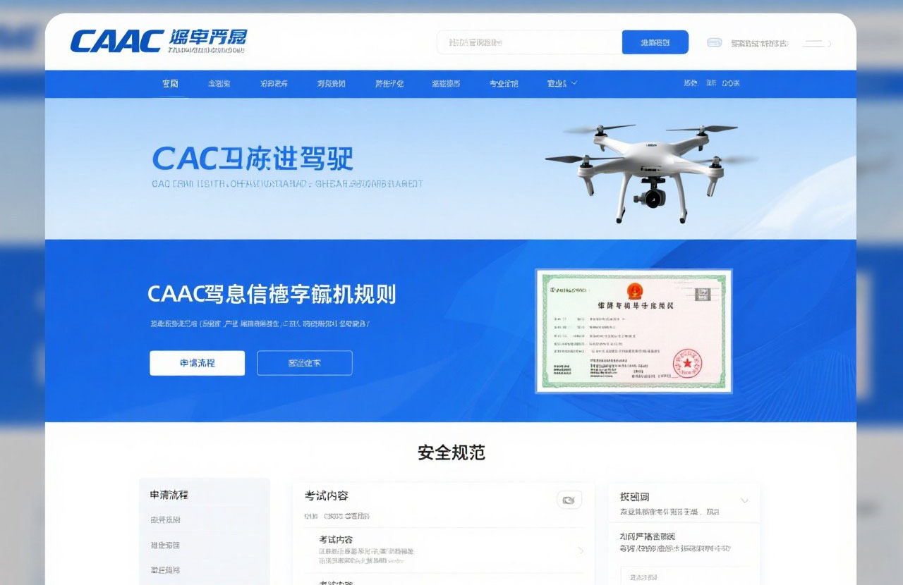 caac無人機駕駛證官網|認準CAAC無人機駕駛證官網，權威認證有保障！